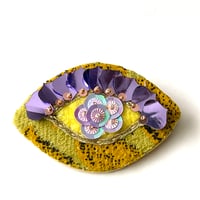 Image 1 of Embroidered Eye Pin 4