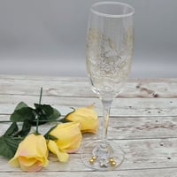 Image 2 of Golden Butterfly Wine Glass Charm