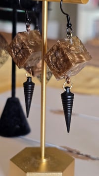 Image 4 of Alchemy dice earrings