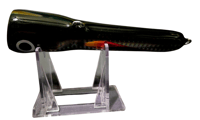 Image 3 of 40g Black, Silver Side, Red Wing Bubble Stick