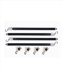 Carbon Tech Ratcheting Hood Straps