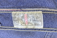 Image 6 of Sugar Cane indigo dyed denim selvedge work shirt, size M