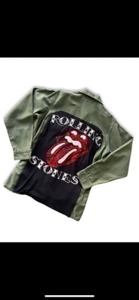 Image 1 of VINTAGE ARMY SHIRT JACKET STONES