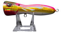 Image 1 of 80g  Black Tip, Pink Top, Goldish Belly Popper