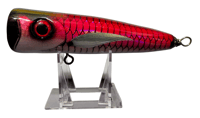 Image 1 of 60g Red, Silver Wing Cone Head Popper