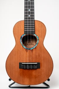 Image 2 of Shop Order KoAloha KCMR-00 Curly Claro Walnut & Cedar Satin Rosette Concert