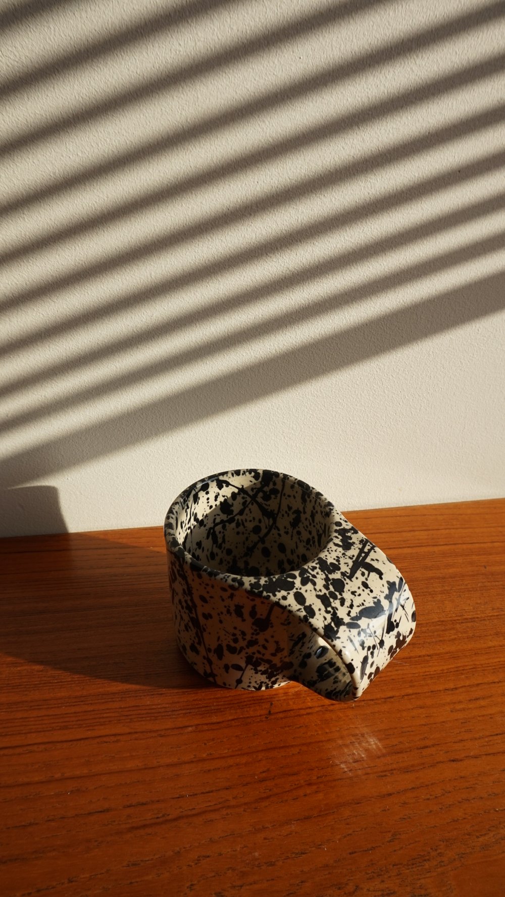 Image of SECONDS PIECE: "The signature cup", spotted black