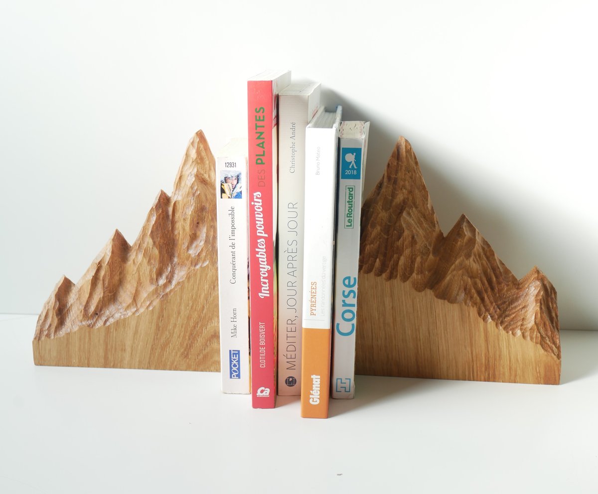 Serre-Livres "Pyrénées" en chêne