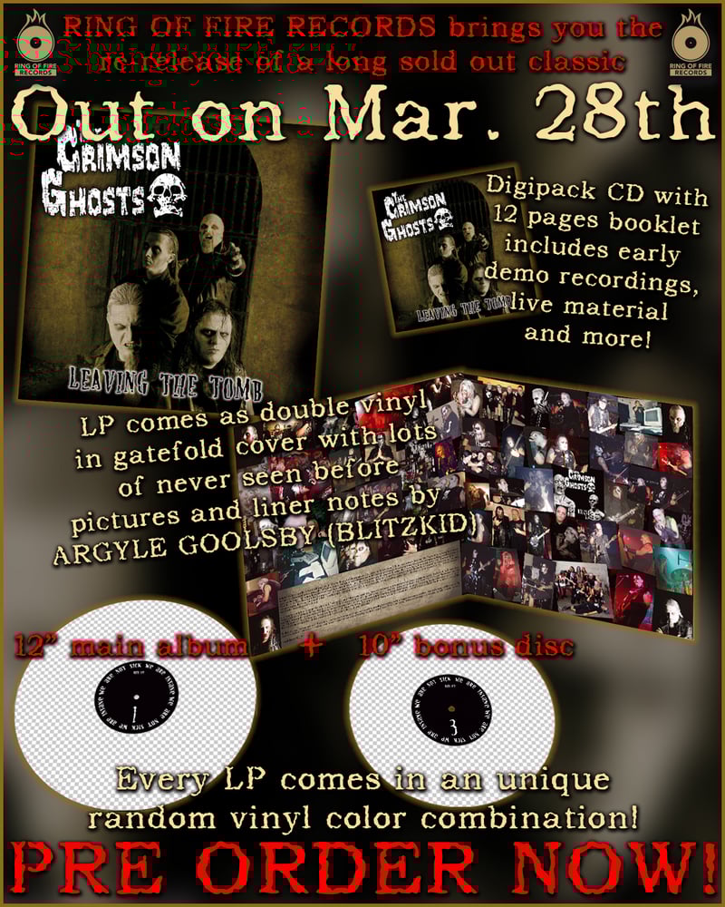 Image of LEAVING THE TOMB re-release CD