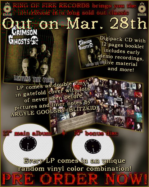 Image of LEAVING THE TOMB re-release CD