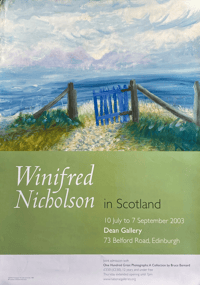 Winifred Nicholson in Scotland Exhibition Poster