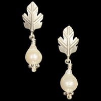 FEUILLE x PERLE Silver