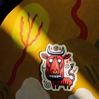 Demon Bull - Glossy sticker