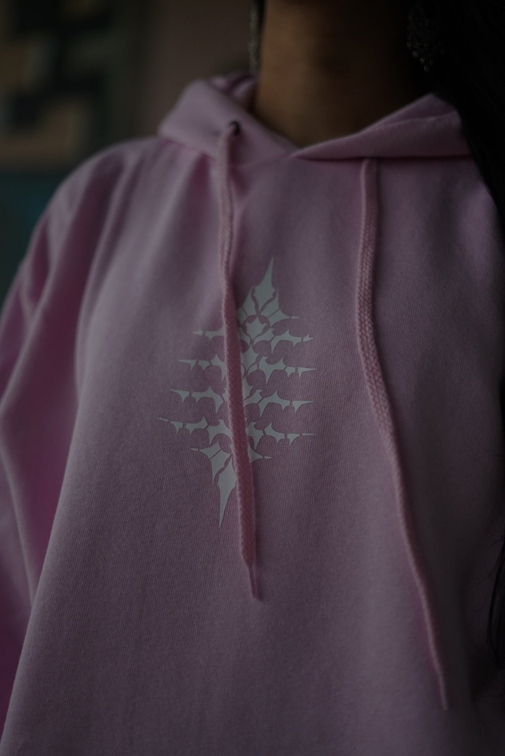 SYMMETRY PINK HOODIE