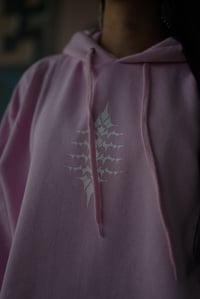 Image 3 of SYMMETRY PINK HOODIE