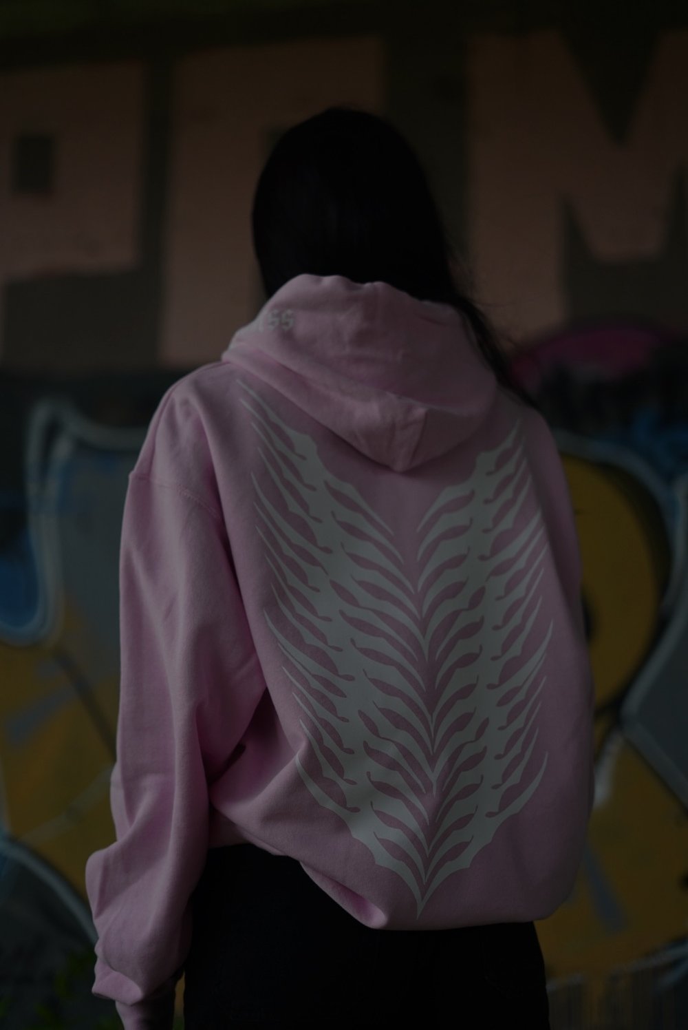 SYMMETRY PINK HOODIE