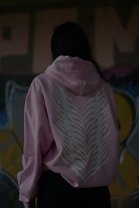 Image 4 of SYMMETRY PINK HOODIE