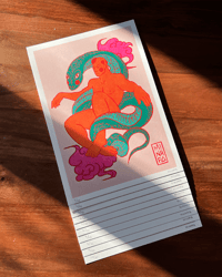 Image 3 of ZODIAC : SNAKE - PRINT A4 