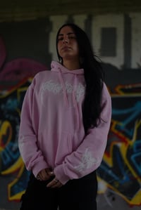 Image 1 of CHAOTIK PINK HOODIE