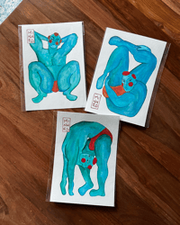 Image 2 of Solo collection - A5 ORIGINAL AQUARELLE (#5)