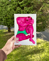 Image 1 of Solo collection - A5 ORIGINAL AQUARELLE (#11)
