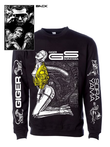 Image of LIMITED 20! GIGER / SORAYAMA - SWEATSHIRT *PRE-ORDER*