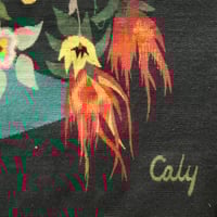 Image 2 of Tapisserie d'Aubusson à décor floral Carton de Caly