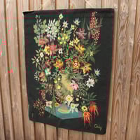 Image 5 of Tapisserie d'Aubusson à décor floral Carton de Caly
