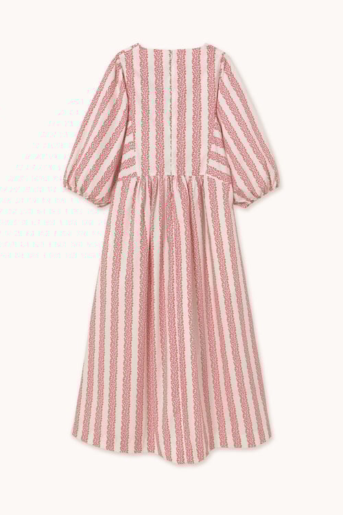 Image of 3-Vestido midi flowers