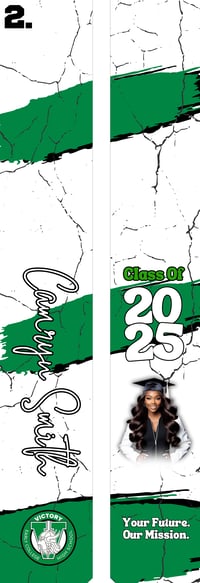 Image 2 of Custom Sublimation Graduation Stole – Personalize Your Big Day - Victory Early College Only