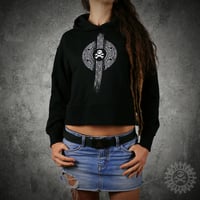 Image 1 of SWEAT CAPUCHE CROPTOP SAYAGATA CIRCLE