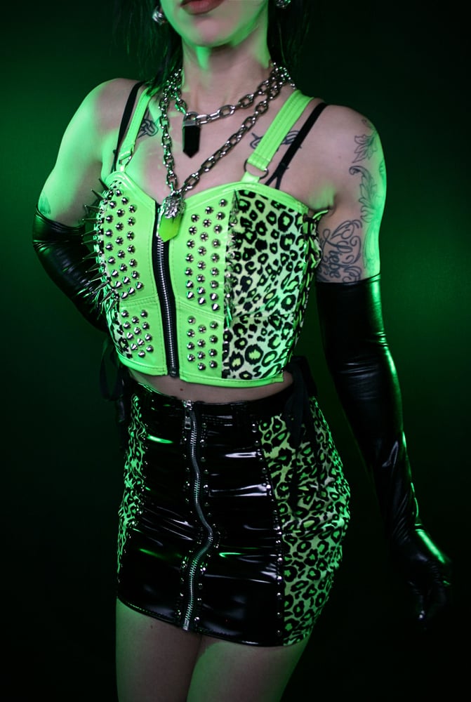 Image of REANIMATED BRALETTE GREEN