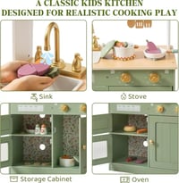 Image 6 of Madeline Wooden Play Kitchen 