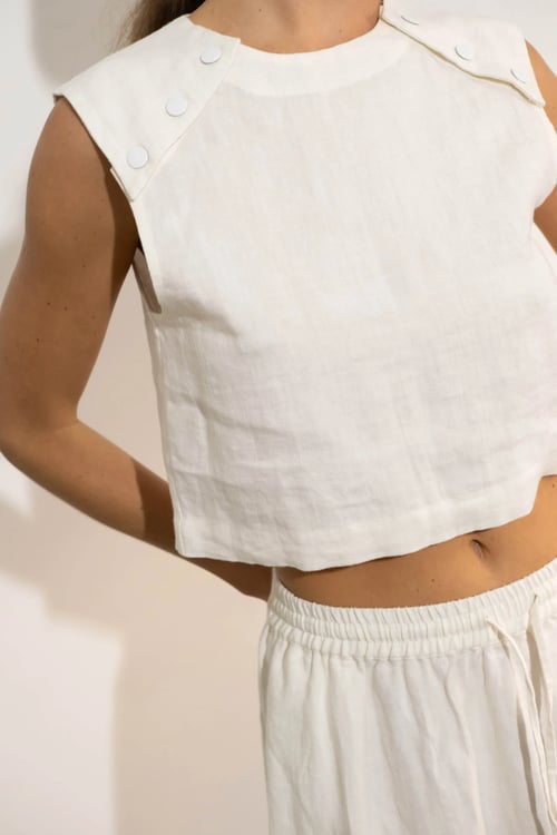 Image of 1-Top lino botones 