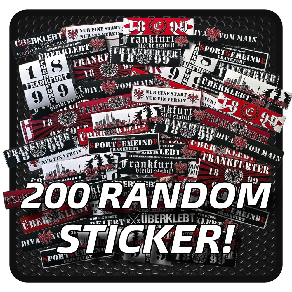FANSTORE FRANKFURT — 200 RANDOM STICKER