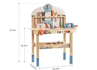 Image 2 of Asher Wooden Tool Bench - Large