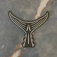 Tuna Tail Sticker (Black)