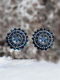 Blue and Silver Snowflake 