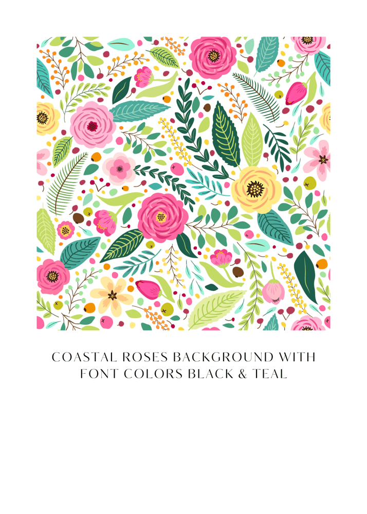 Image of Floral Graduation Invitation 