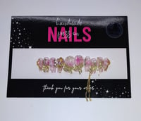 Image 1 of Dainty Drip - Handmade Press On Nails (Small)