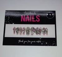 Image 1 of Princess Drip - Handmade Press On Nails (Small)