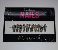 Image 1 of Elite Drip - Handmade Press On Nails (Small)