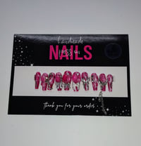 Image 1 of Material Girl - Handmade Press On Nails ( Small)