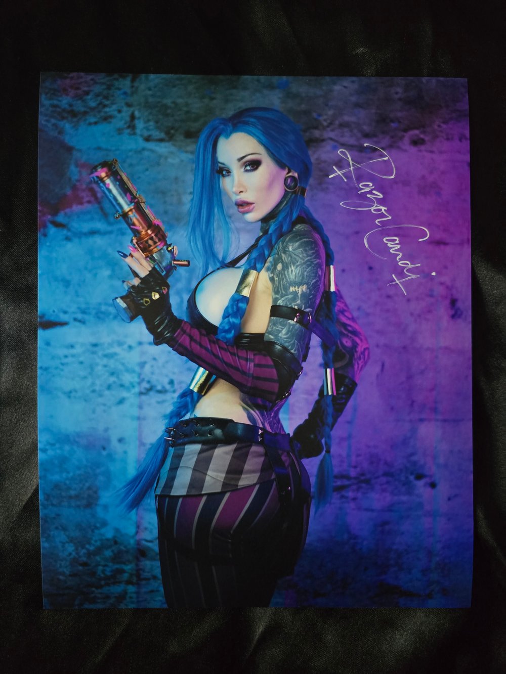 JINX 8x10inch signed print