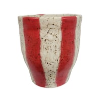 Red & White Stripe Cup