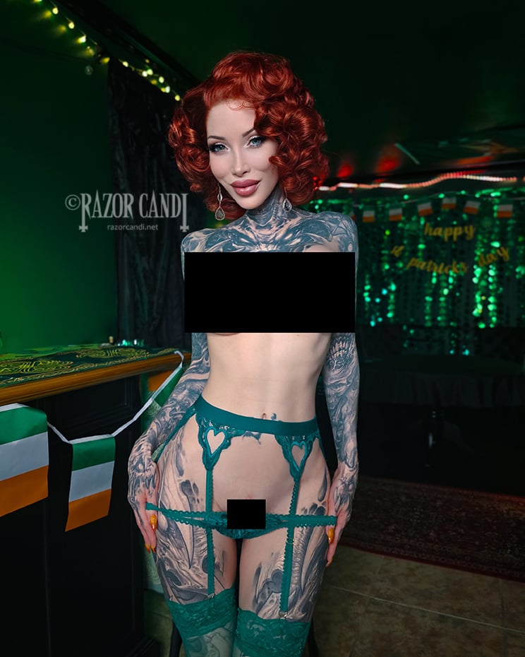 ST.PATTY'S DAY 8x10inch signed NSFW print