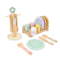 Image 1 of Paloma Wooden Dish & Utensil Set