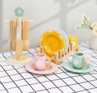 Image 4 of Paloma Wooden Dish & Utensil Set