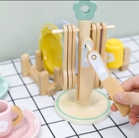 Image 6 of Paloma Wooden Dish & Utensil Set