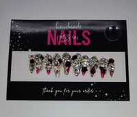 Image 1 of Fatal Elegance - Handmade Press On Nails (Small)